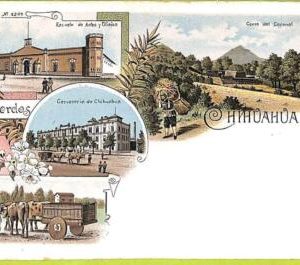 ah0190 - MEXICO - VINTAGE POSTCARD - Chihuahua GRUSS AUS
