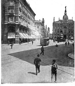 ab1020 - CARTOLINA D'EPOCA - MILANO Città : Piazza Elitica