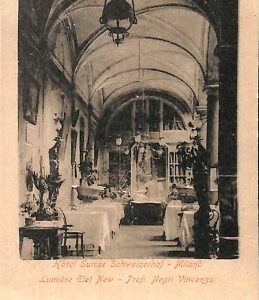 ab1023 - CARTOLINA D'EPOCA - MILANO Città : Hotel Suisse Schweizerhot