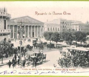 af0290 - ARGENTINA - VINTAGE POSTCARD - Buenos Aires - Plaza de Mayo - 1901