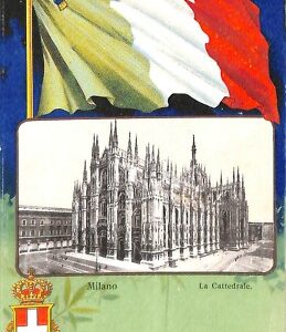 ab1034 - CARTOLINA D'EPOCA - MILANO Città : La Cattedrale