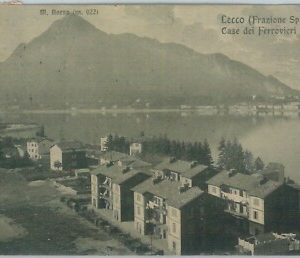 76750  - CARTOLINA d'Epoca -  LECCO Citta' : SPIROLA Case ferrovieri  1922