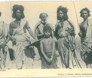 08458 - EGYPT - VINTAGE POSTCARD: BICHARINS - ETHNIC