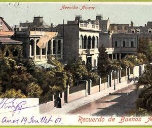 af0300 - ARGENTINA - VINTAGE POSTCARD - Buenos Aires - Avenida Alvear - 1901