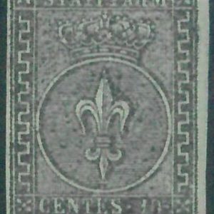 87698 - ANTICHI STATI -  PARMA : Sassone # 2  Linguellato - Firmato DIENA