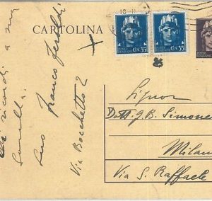 71841 - INTERO POSTALE della LUOGOTENENZA C120  31.01.1946