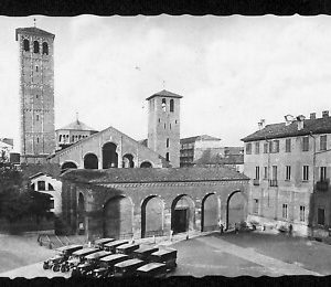 ab1050 - CARTOLINA D'EPOCA - MILANO Città : Basilica di S. Ambrogio
