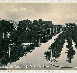 CARTOLINA d'Epoca ASCOLI PICENO -  San Benedetto del Tronto: VIALE REGINA ELENA