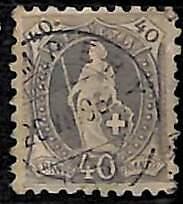 95006eB - SWITZERLAND  -  STAMP -   Yvert #  83  -  USED