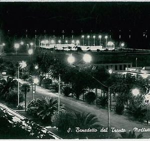 CARTOLINA d'Epoca ASCOLI PICENO - San Benedetto del Tronto: NOTTURNO 1963