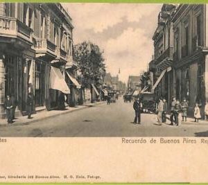 af0305 - ARGENTINA - VINTAGE POSTCARD - Buenos Aires - Calle Artes