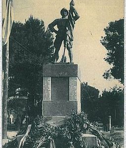 34170  CARTOLINA d'Epoca ASCOLI PICENO - San Benedetto del Tronto : MONUMENTO