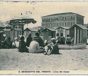34177 CARTOLINA d'Epoca ASCOLI PICENO - San Benedetto del Tronto: SPIAGGIA 1934