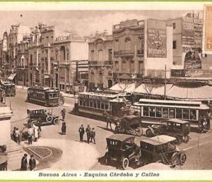 af0306 - ARGENTINA - VINTAGE POSTCARD - Buenos Aires - Esquina Cordoba y Callao
