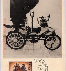 ad8769 - SAN MARINO - POSTAL HISTORY - Maximum Card - 1962, Transport CAR