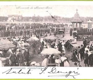 af0224 - ARGENTINA - VINTAGE POSTCARD - Buenos Aires - Hipodromo Argentino -1903