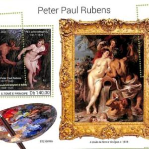 A9263 - S.TOME E PRINCIPE - ERROR MISPERF Stamp Sheet - 2021  RUBENS Art