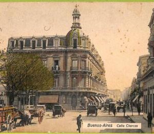af0312 - ARGENTINA - VINTAGE POSTCARD - Buenos Aires - Calle Charcas