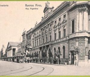 af0315 - ARGENTINA - VINTAGE POSTCARD - Buenos Aires - Calle Rivadavia