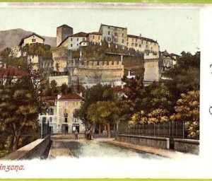 af5257 - SWITZERLAND Schweitz - Ansichtskarten VINTAGE POSTCARD -Bellinzona-1902