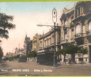 af0314 - ARGENTINA - VINTAGE POSTCARD - Buenos Aires - Calle Charcas