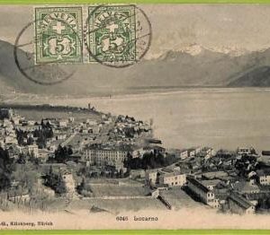 af5304 - SWITZERLAND Schweitz - Ansichtskarten VINTAGE POSTCARD - Locarno - 1907