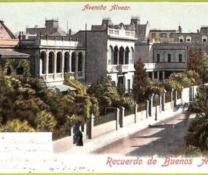 af0230 - ARGENTINA - VINTAGE POSTCARD - Buenos Aires - Avenida Alvear - 1902