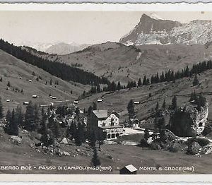 40838   CARTOLINA d'Epoca - BOLZANO : Passo di Campolongo 1939