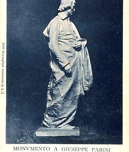 ab1072 - CARTOLINA D'EPOCA - MILANO Città : Monumento a Giuseppe Parini