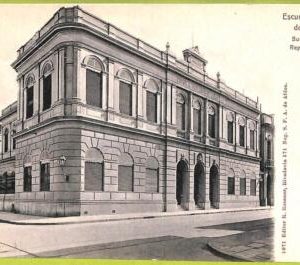 af0329 - ARGENTINA - VINTAGE POSTCARD - Buenos Aires - Escuela Superior de Ninas