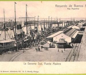 af0330 - ARGENTINA - VINTAGE POSTCARD - Buenos Aires - Puerto Madero