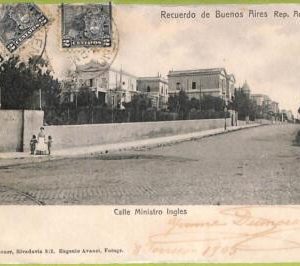 af0328 - ARGENTINA - VINTAGE POSTCARD - Buenos Aires -Calle Ministro Ingles-1905