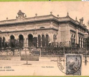 af0237 - ARGENTINA - VINTAGE POSTCARD - Buenos Aires - Casa Particular - 1906