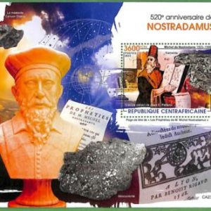 B1286 - Centrafricaine -  Stamp Sheet - 2023 - Nostradamus, Astrology