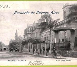 af0239 - ARGENTINA - VINTAGE POSTCARD - Buenos Aires - Avenida Alvear - 1902