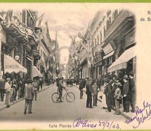 af0243 - ARGENTINA - VINTAGE POSTCARD - Buenos Aires - Calle Florida