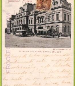 af0341 - ARGENTINA - VINTAGE POSTCARD - Buenos Aires -  1903