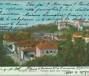 96993  - CARTOLINA d'Epoca - ALESSANDRIA provincia - ACQUI  Strevi 1906