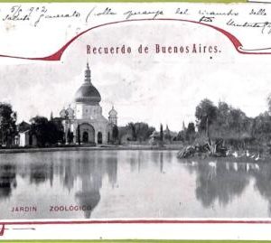 af0340 - ARGENTINA - VINTAGE POSTCARD - Buenos Aires - Jardin Zoologico - 1902