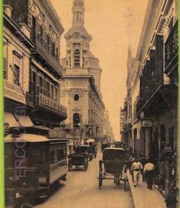 af0342 - ARGENTINA - VINTAGE POSTCARD - Buenos Aires - Calle Defensa