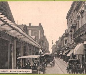 af0343 - ARGENTINA - VINTAGE POSTCARD - Buenos Aires - Calle Carlos - 1911