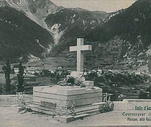 CARTOLINA d'Epoca AOSTA provincia -  COURMAYEUR