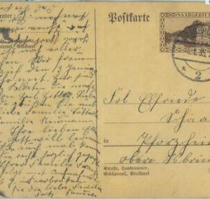85220 - GERMANY  SAAR  - Postal History - Postal Stationery Card 1935