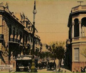 af0344 - ARGENTINA - VINTAGE POSTCARD - Buenos Aires - Avenida Quintana