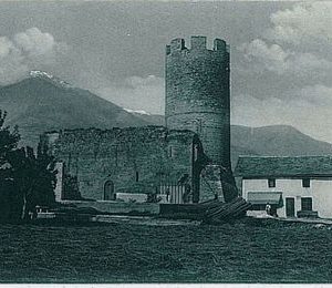 CARTOLINA d'Epoca AOSTA Città - TORRE DI BRAMAFAMA