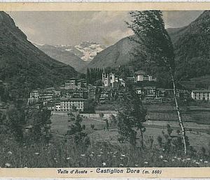 CARTOLINA d'Epoca AOSTA - CASTIGLION DORA