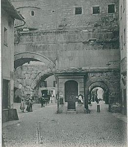 CARTOLINA d'Epoca AOSTA Città - PORTA PRETORIA