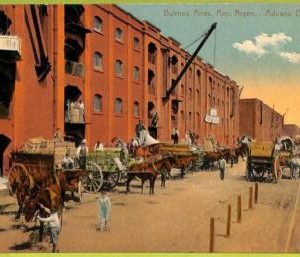 af0347 - ARGENTINA - VINTAGE POSTCARD - Buenos Aires - Aduana Depositos