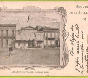 af0348 - ARGENTINA - VINTAGE POSTCARD - Buenos Aires - Legation de France - 1903