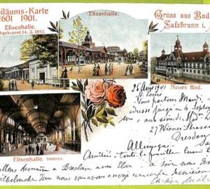 4743 -  POLAND  -  VINTAGE  POSTCARD - Bad Salzbrunn